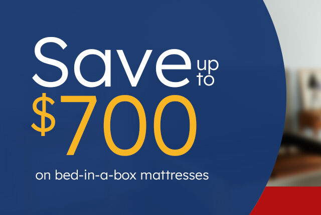 Save up to $700 on bed-in-a-box
